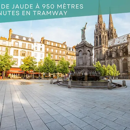 L'Histoire Clermontoise - Tramway Au Pied Du Logement Exterior foto